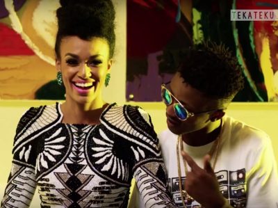 Pearl Thusi and Emtee-Image Source@Twitter