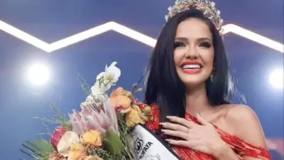 Natasha Joubert after being crowned Miss Sa 2023 (Image: ZiMoja)