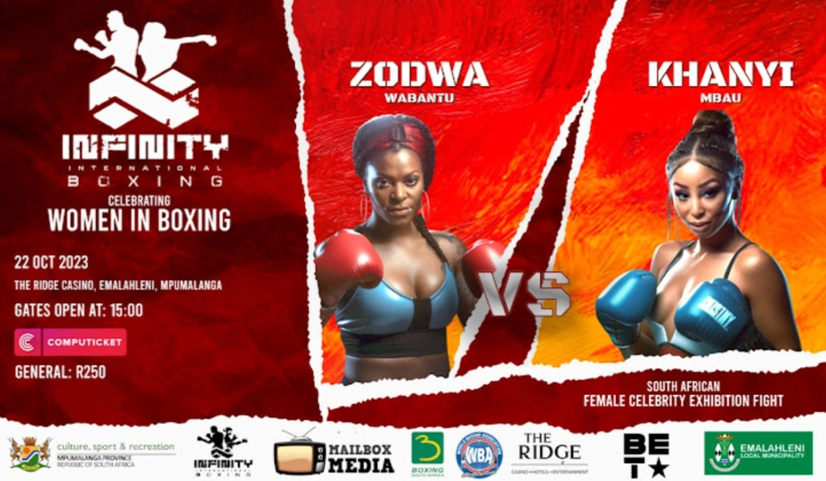 Khanyi Mbau And Zodwa WaBantu boxing match