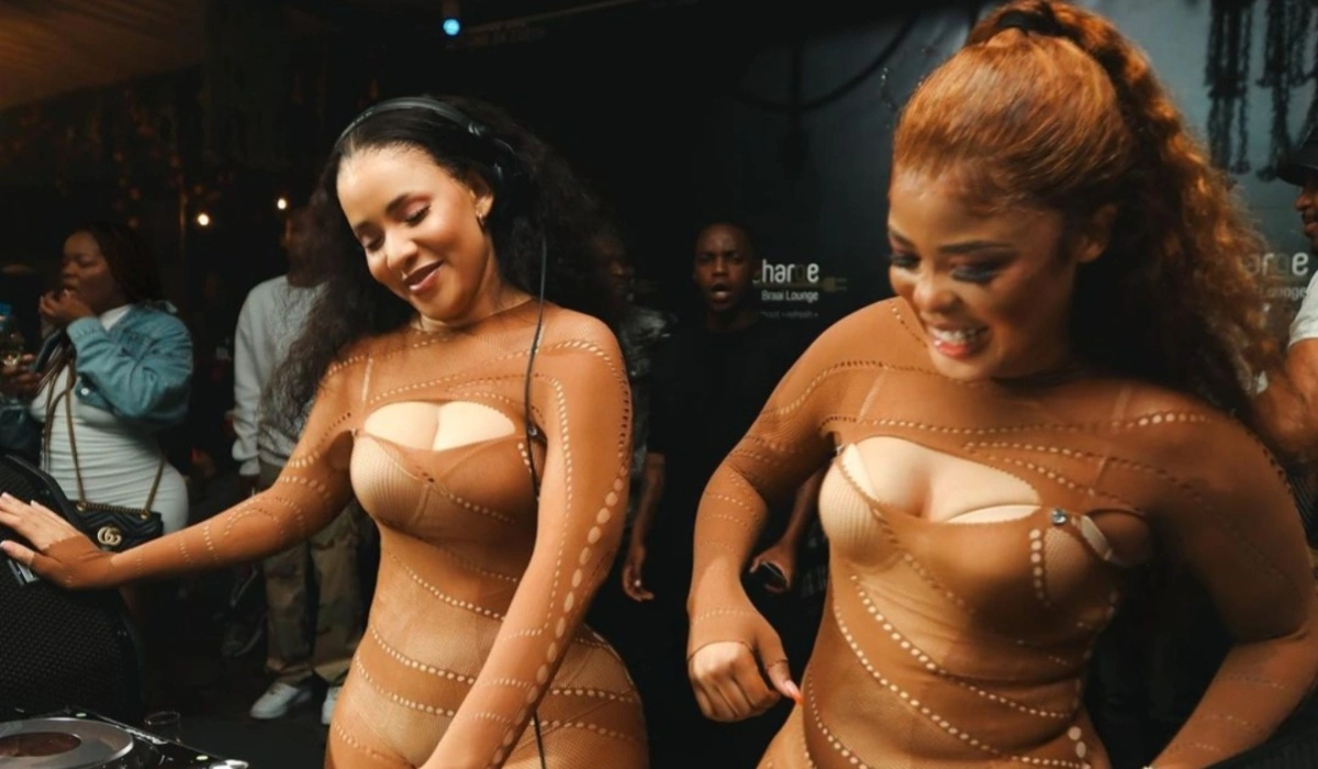 Thuli Phongolo and Slenda The Dancing Dj Gets Dragged on Social Media Over Viral Dancing Video