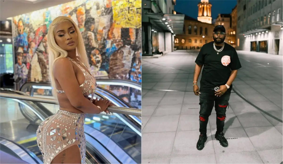  Social Media in a Frenzy After Cyan Boujee is Spotted with Dj Maphorisa Looking Cozy