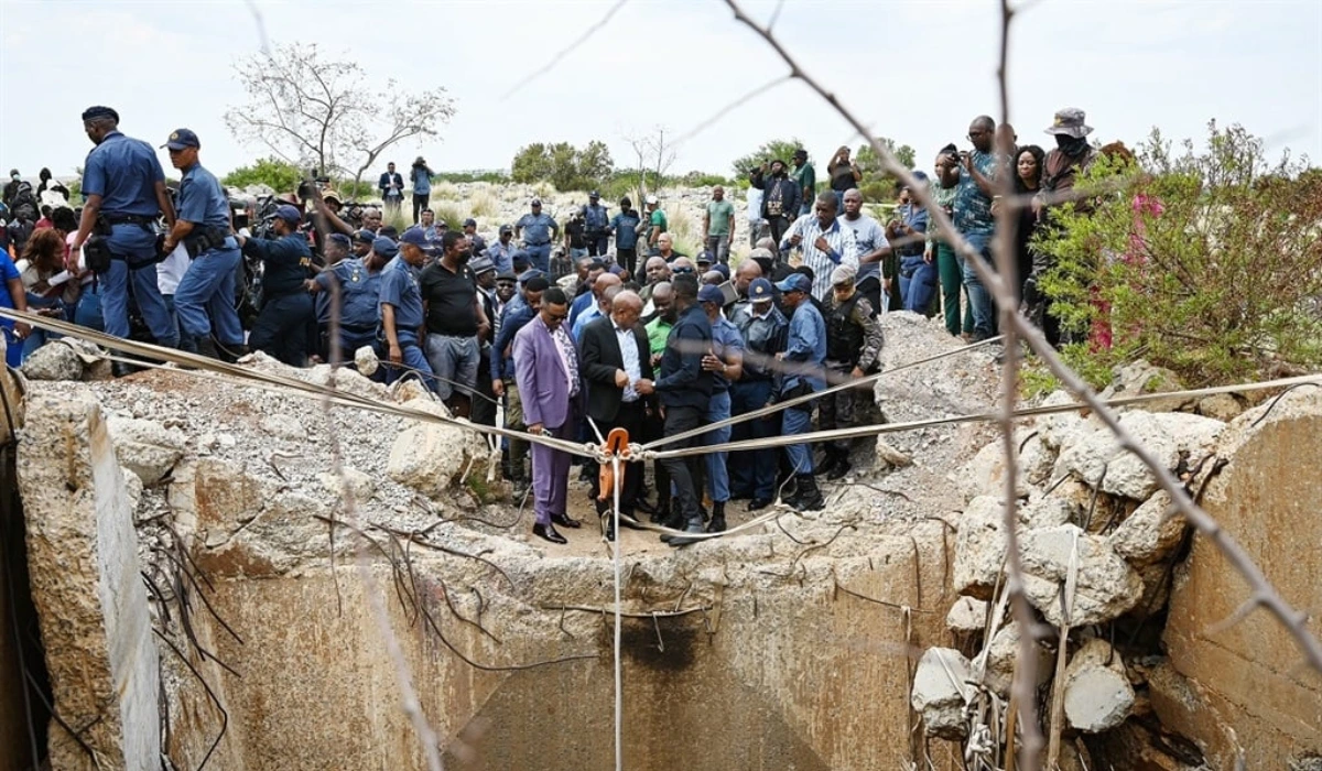 Illegal miners Stilfontein 