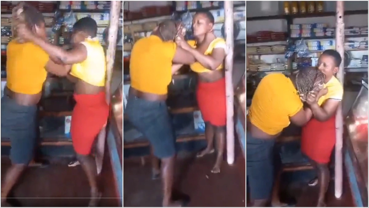 Women Fighting Over Man