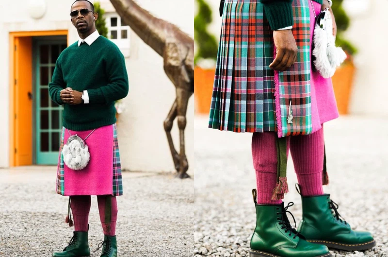 Zakes Bantwini in a skirt-Image Source@Instagram