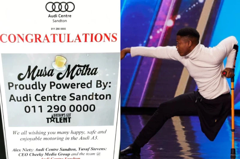 SA Amputee Dancer Musa Motha Receives A New Car From Audi