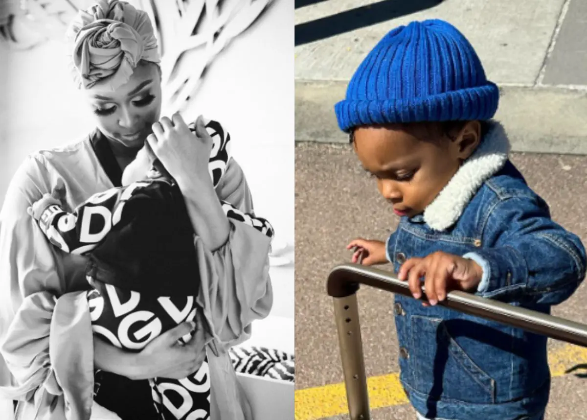 Minnie Dlamini and son-Image Source@Instagram