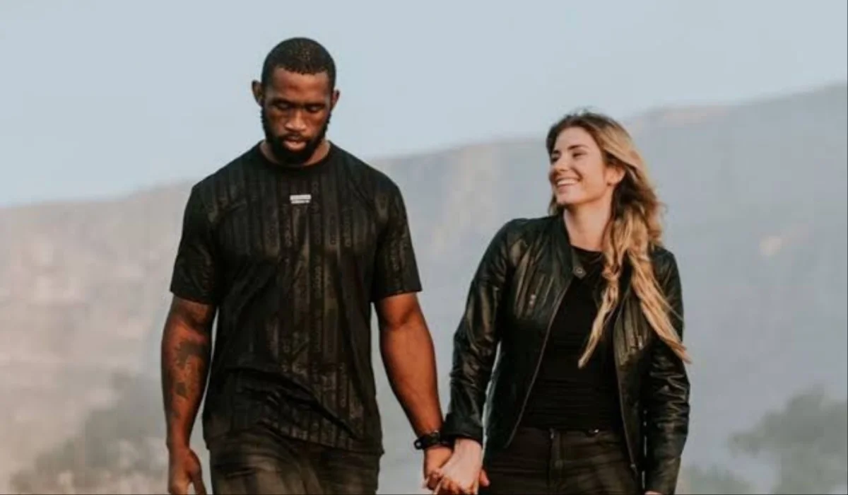 Siya Kolisi and Rachel