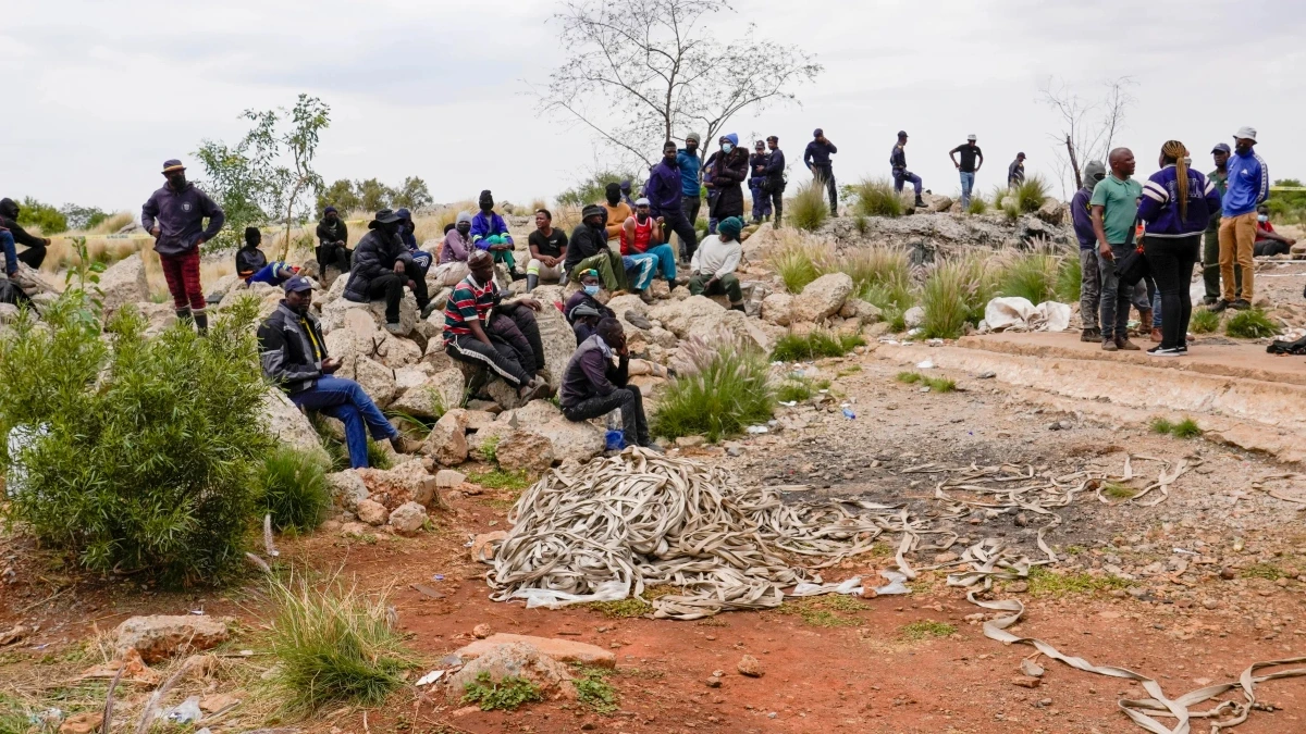 Illegal miners Stilfontein