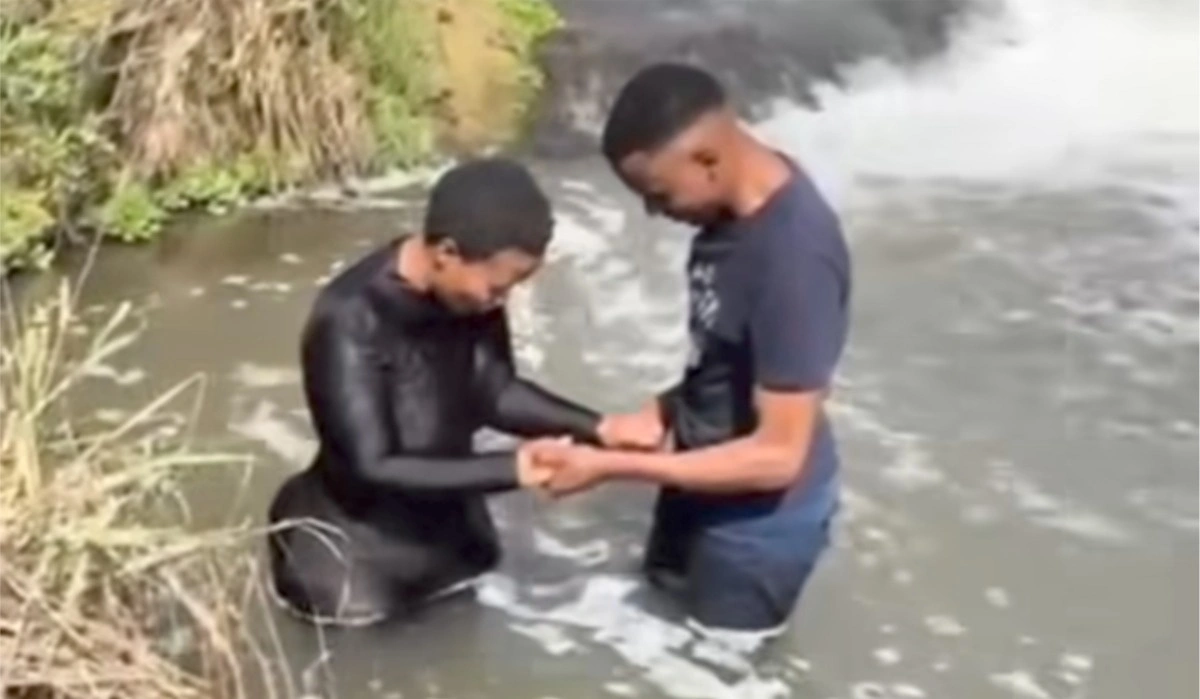 Gogo Skhotheni’s Black Baptism Outfit Raises Eyebrows on Social Media