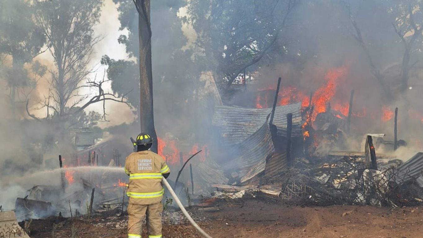 Over 150 Displaced As Fire Razes Pretoria Informal Settlement